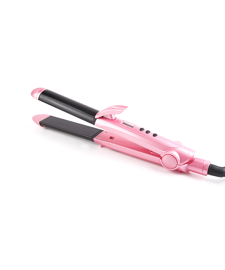 detail of TS-006S Hair Straightener With PTC Heater Flat Iron Plates