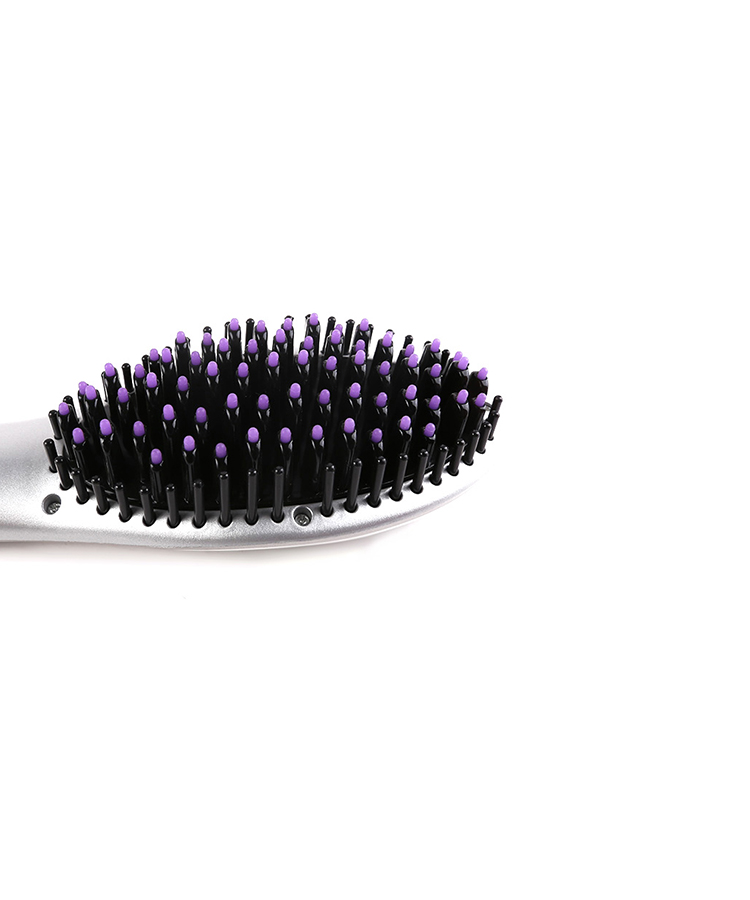 detail of ESC-200S Hair Straightening And Styling Brush With LCD Display