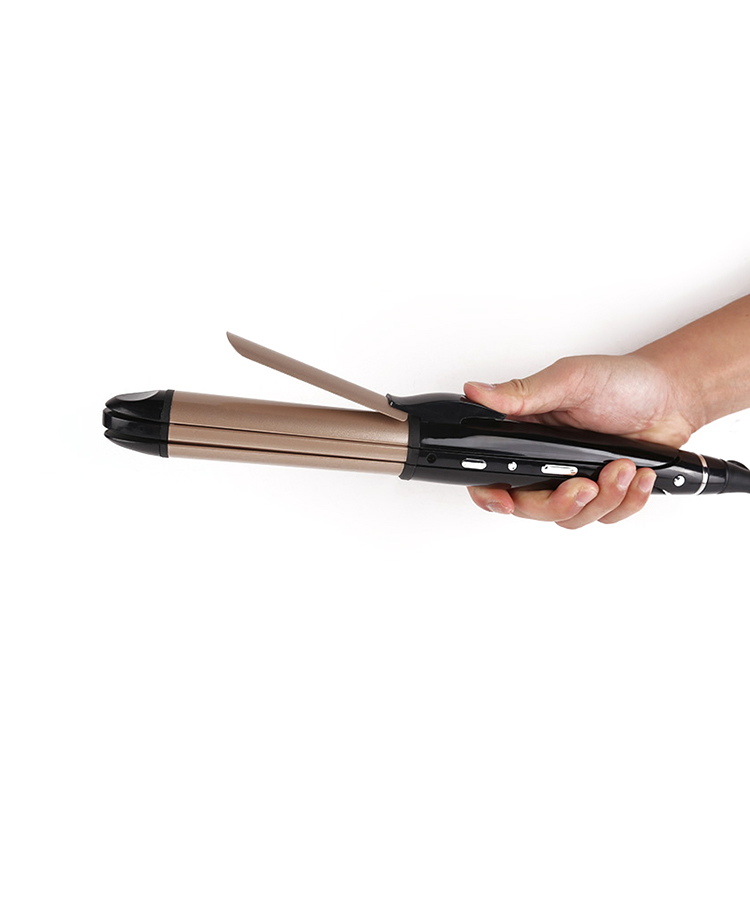 detail of Z-9 Newly Lauched Professional 3 In 1 LED Hair Straightener Fast Heat Up For All Hair Type