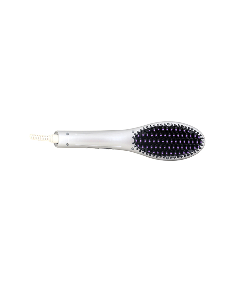 detail of ESC-200S Hair Straightening And Styling Brush With LCD Display