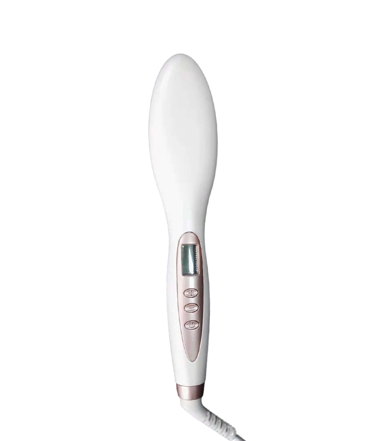 detail of ESC-300S Portable Mini Electric Hair Straightener Brush