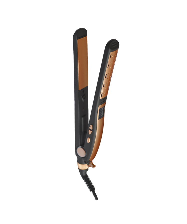 TS-800 LED Hair Straightener With Argan Oil Infused Plates And Ionic Function