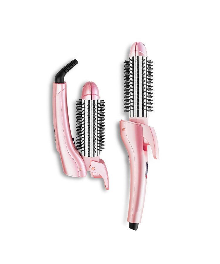 detail of TS-8310 2 In 1 Function Temperature Adjustable Foldable Hair Straightener With Comb