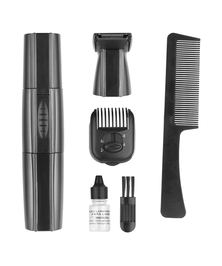 detail of NZ-208B 3 in 1 men's grooming kit